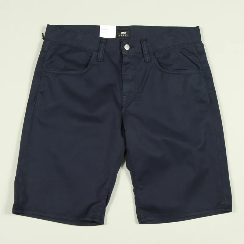 Edwin 55 Bermuda Twill Shorts - Navy Blazer